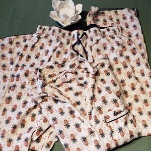 Victoria's Secret Holiday Pineapple PJ's- XS short